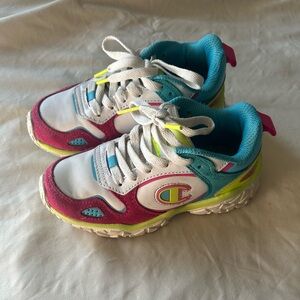 Cute Champion Toddler Kids' Multicolor Colorful Sneakers Sz 10